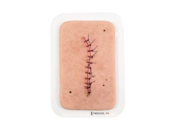 Das Modell „Pocketwunde OP-Wunde Perfekt" von MEDICAL FX Germany simuliert eine postoperative Wunde mit hoher Realitätstreue. Es ist ideal für das Training im Wundmanagement und i…