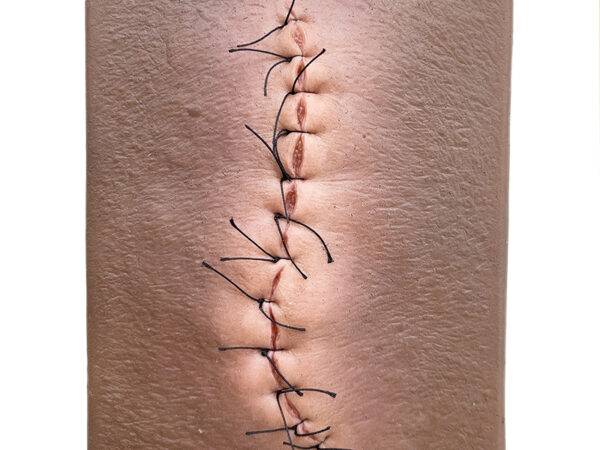 Das Modell „Pocketwunde OP-Wunde Perfekt" von MEDICAL FX Germany simuliert eine postoperative Wunde mit hoher Realitätstreue. Es ist ideal für das Training im Wundmanagement und i…