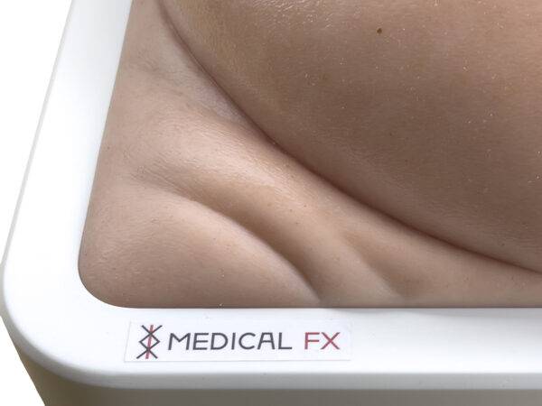 Das „Rahmenmodell Platzbauch" von MEDICAL FX Germany bietet eine realistische Simulation einer postoperativen Nahtdehiszenz, bei der chirurgische Nähte einer frisch verschlossenen…